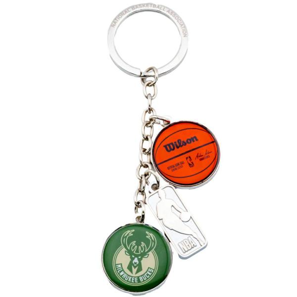 Keyrings & Keys | Milwaukee Bucks Charm Keyring Keyrings & Keys Keyrings & Keys