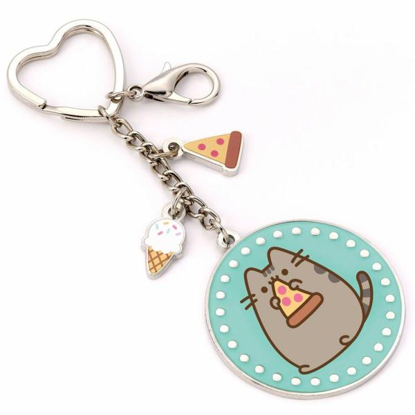 Keyrings & Keys | Pusheen Charm Keyring Pizza Keyrings & Keys Keyrings & Keys