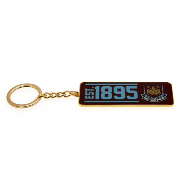 Keyrings & Keys | West Ham United FC Keyring EST Keyrings & Keys Keyrings & Keys