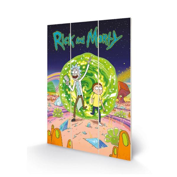 Pictures | Rick And Morty Wood Print Portal Pictures Pictures