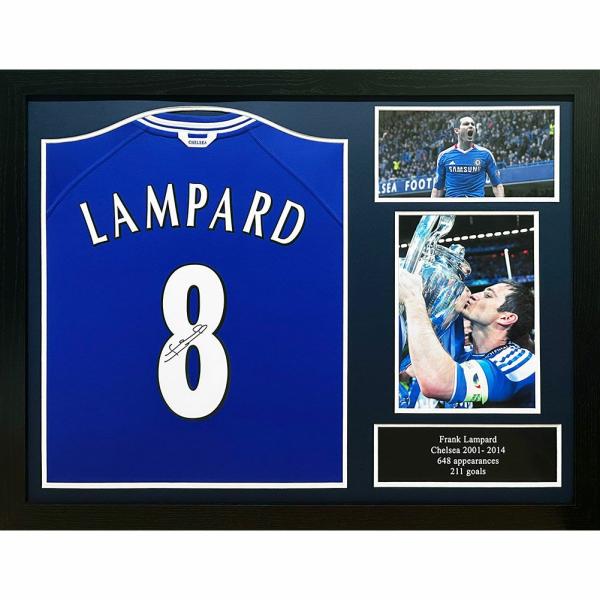 Signed Memorabilia | Authentic Chelsea FC Lampard Signed Shirt Framed Signed Memorabilia Signed Memorabilia