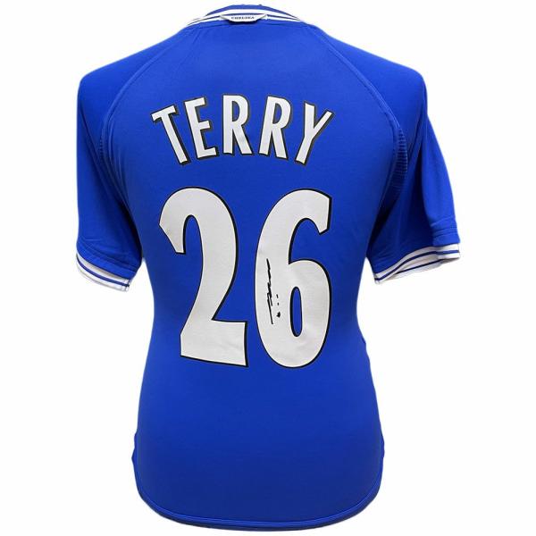 Signed Memorabilia | Chelsea FC 2000 Terry Signed Shirt Signed Memorabilia Signed Memorabilia