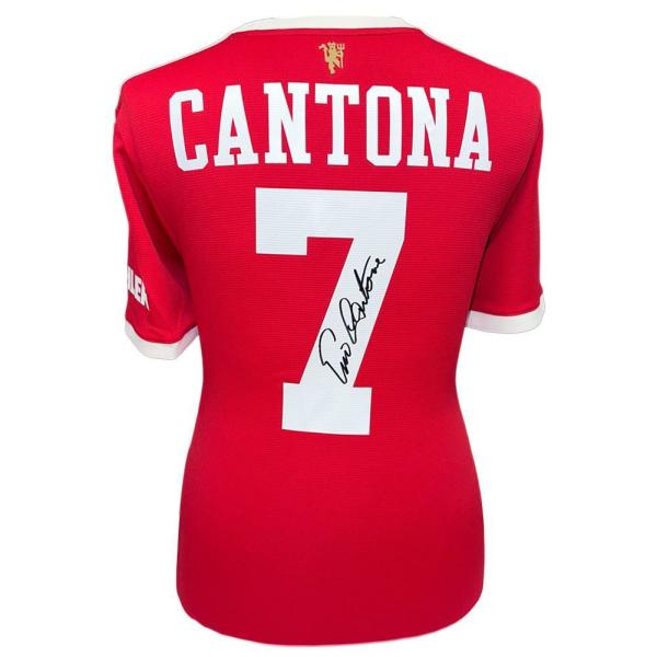 Signed Memorabilia | Manchester United FC Eric Cantona Signed Shirt Signed Memorabilia Signed Memorabilia