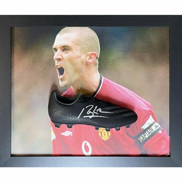 Signed Memorabilia | Manchester United FC Keane Signed Boot (Framed) Signed Memorabilia Signed Memorabilia