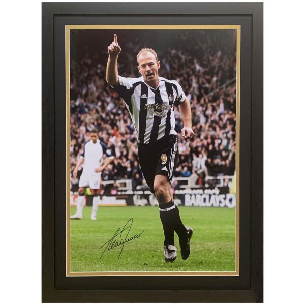 Signed Memorabilia | Newcastle United FC Shearer Signed Framed Print Signed Memorabilia Signed Memorabilia