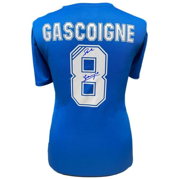 Signed Memorabilia | Rangers FC Gascoigne Signed Shirt Signed Memorabilia Signed Memorabilia