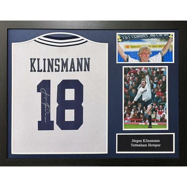 Signed Memorabilia | Tottenham Hotspur FC 1994 Klinsmann Signed Shirt Signed Memorabilia Signed Memorabilia