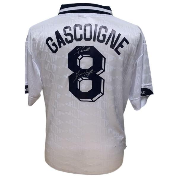 Signed Memorabilia | Tottenham Hotspur FC Gascoigne Signed Shirt Signed Memorabilia Signed Memorabilia