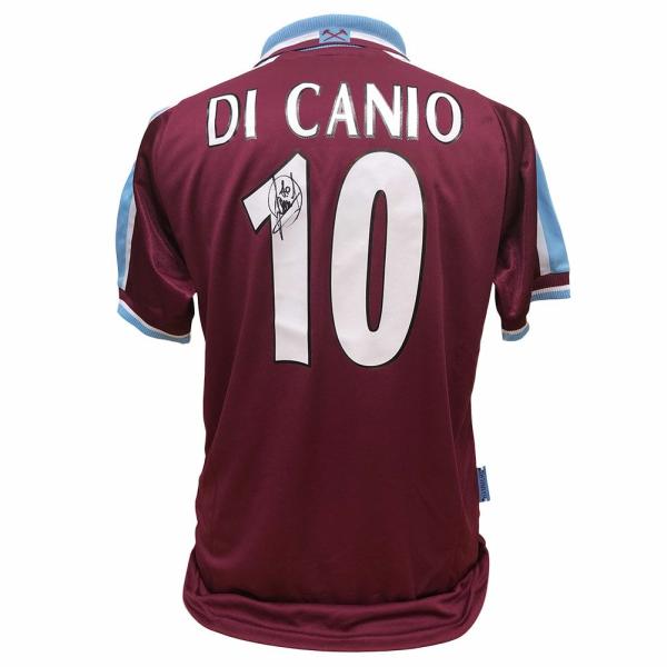 Signed Memorabilia | West Ham United FC Di Canio Signed Shirt Signed Memorabilia Signed Memorabilia