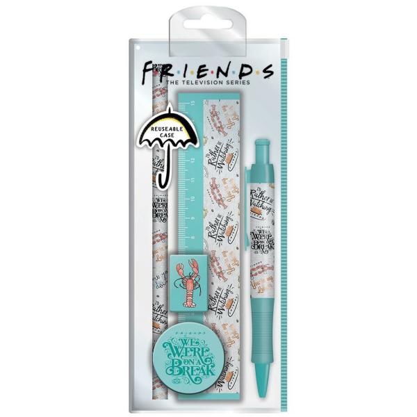 Stationery | Friends 5pc Stationery Set Soccer Collection Stationery