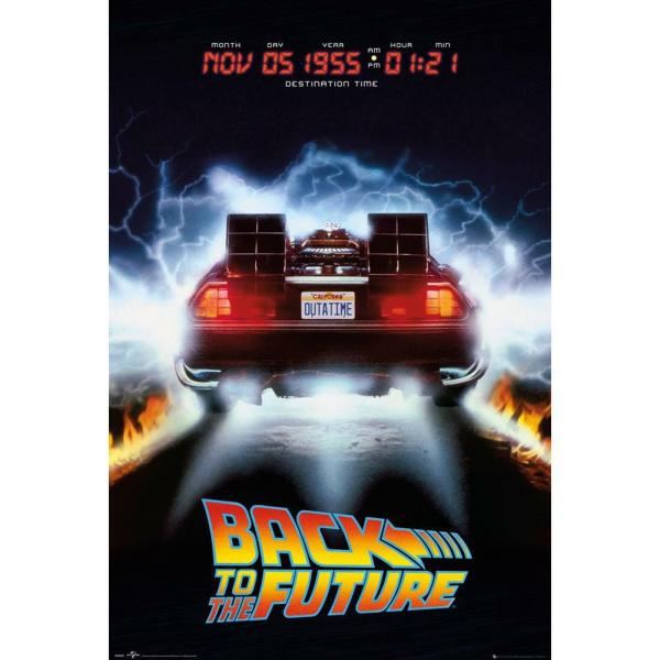 Wall Art | Back To The Future Poster Delorean 234 Soccer Collection Wall Art