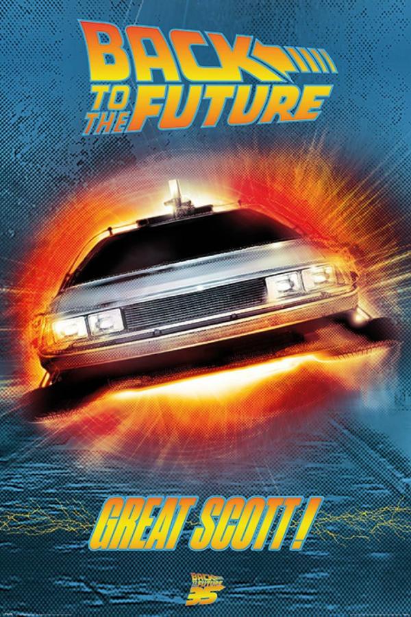 Wall Art | Back To The Future Poster Great Scott! 233 Soccer Collection Wall Art