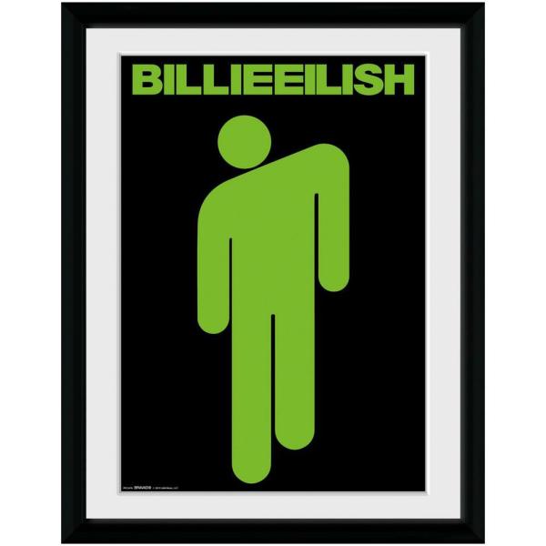 Wall Art | Billie Eilish Picture Stickman 16 x 12 Soccer Collection Wall Art