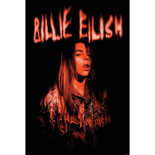 Wall Art | Billie Eilish Poster Sparks 95 Soccer Collection Wall Art