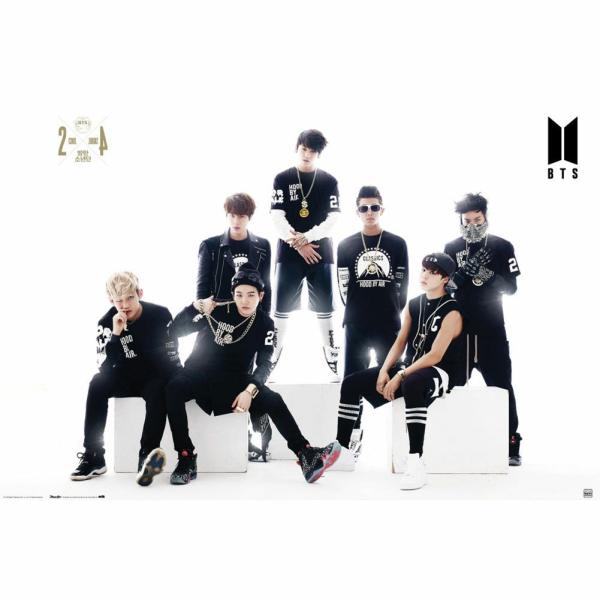 Wall Art | BTS Poster Black & White 255 Soccer Collection Wall Art