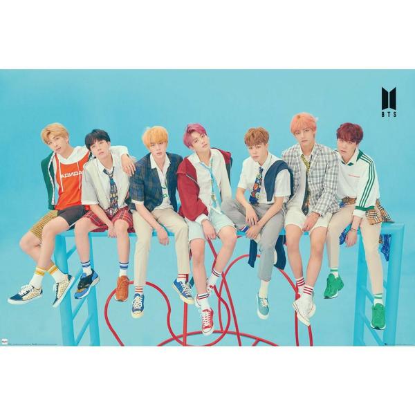 Wall Art | BTS Poster Blue 268 Soccer Collection Wall Art