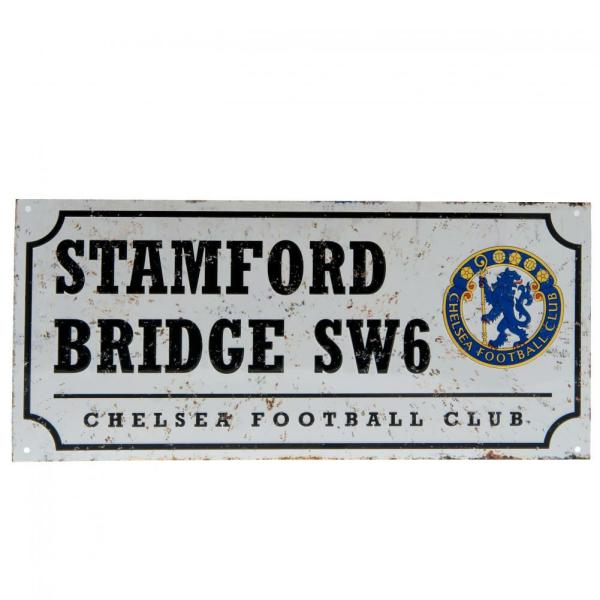 Wall Art | Chelsea FC Street Sign Retro Soccer Collection Wall Art