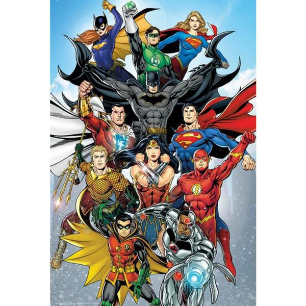 Wall Art | DC Comics Poster Rebirth 249 Soccer Collection Wall Art