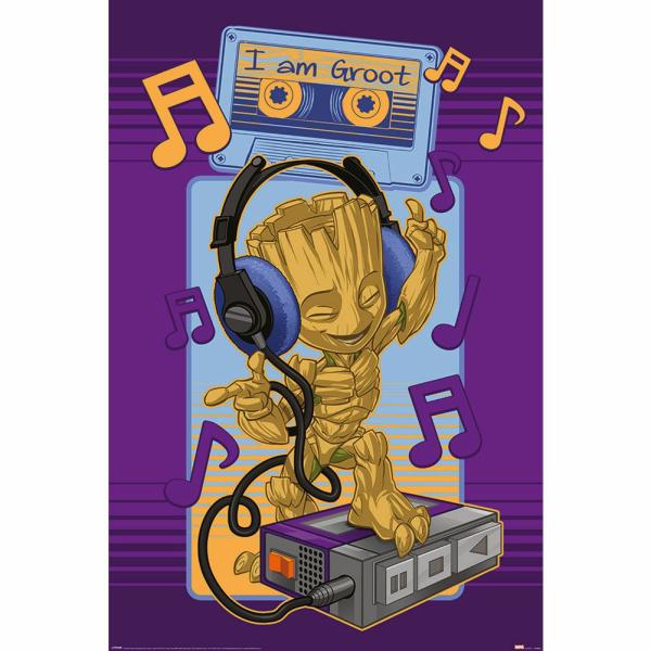 Wall Art | Guardians Of The Galaxy Poster Groot 197 Soccer Collection Wall Art