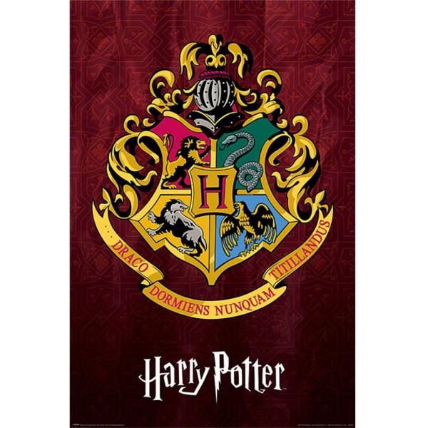 Wall Art | Harry Potter Poster Hogwarts Crest 140 Soccer Collection Wall Art