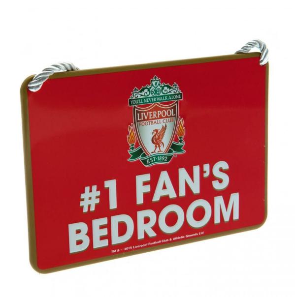 Wall Art | Liverpool FC Bedroom Sign No1 Fan Soccer Collection Wall Art