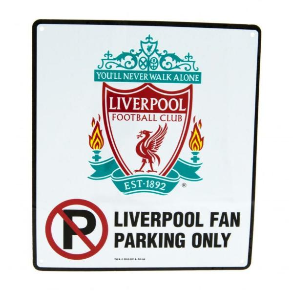 Wall Art | Liverpool FC No Parking Sign Soccer Collection Wall Art