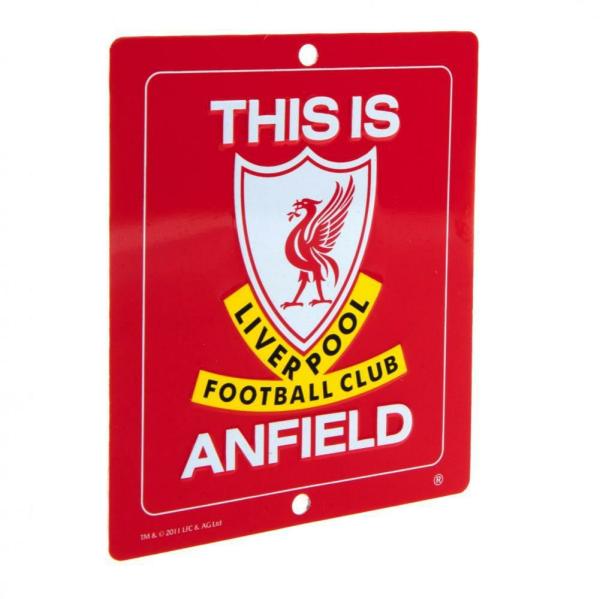 Wall Art | Liverpool FC Window Sign SQ Soccer Collection Wall Art