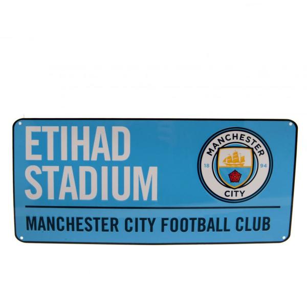 Wall Art | Manchester City FC Street Sign BL Soccer Collection Wall Art