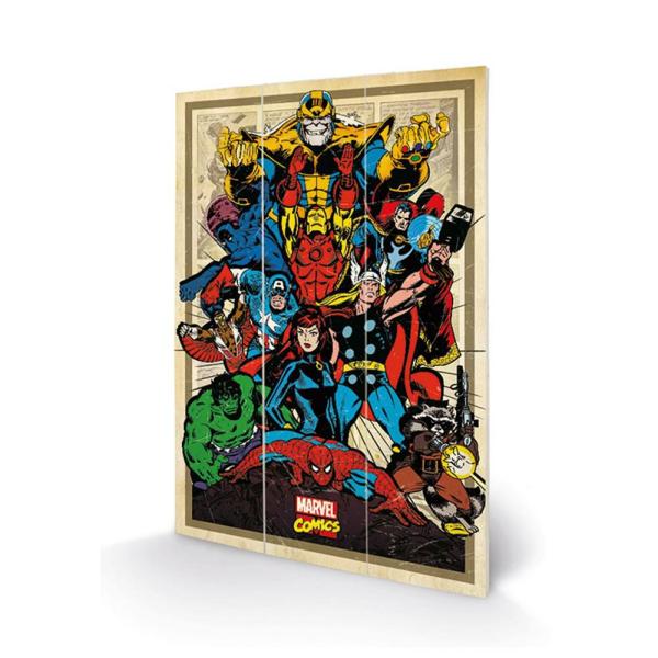 Wall Art | Marvel Comics Wood Print Soccer Collection Wall Art