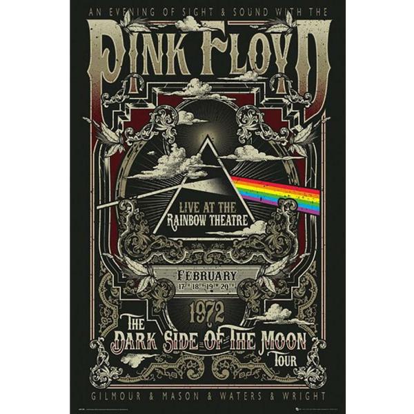 Wall Art | Pink Floyd Poster Rainbow Theatre 237 Soccer Collection Wall Art