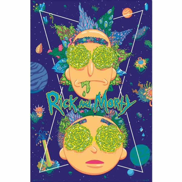 Wall Art | Rick And Morty Poster Sky 92 Soccer Collection Wall Art