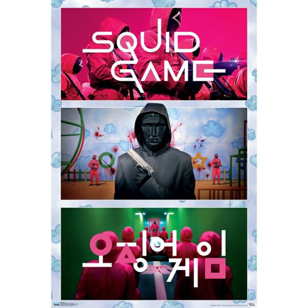 Wall Art | Squid Game Poster Collage 81 Soccer Collection Wall Art