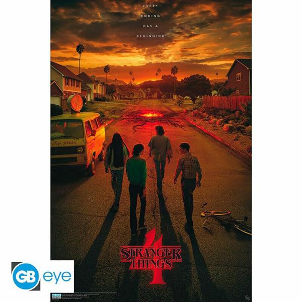 Wall Art | Stranger Things 4 Poster California 279 Soccer Collection Wall Art