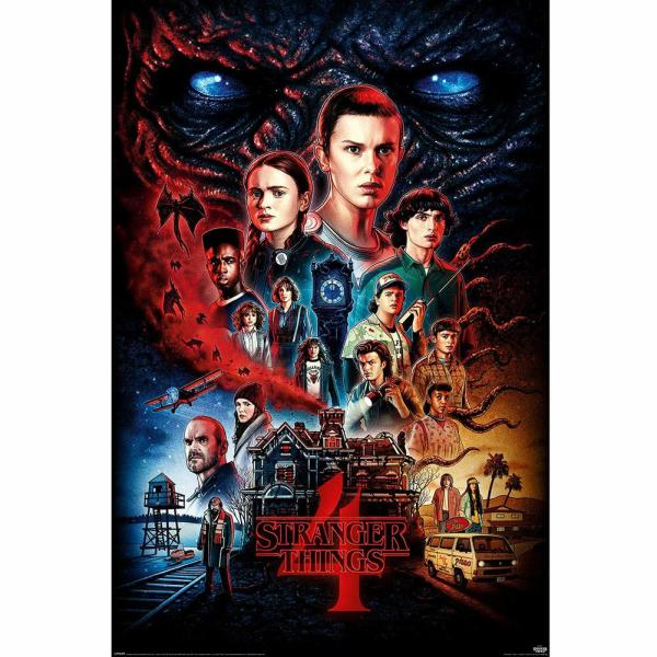 Wall Art | Stranger Things 4 Poster Vecna 196 Soccer Collection Wall Art