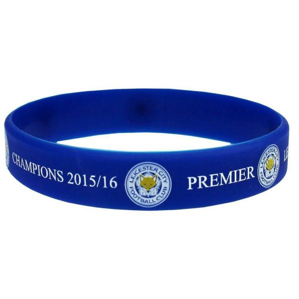 Wristbands | Leicester City FC Silicone Wristband Champions Soccer Collection Wristbands