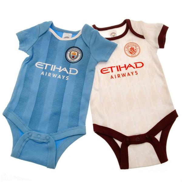 Baby & Toddler | Manchester City FC 2-Pack Bodysuit (0-3 Months) Baby & Toddler Baby & Toddler