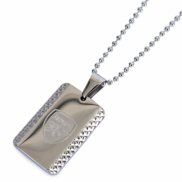 Jewellery & Watches | Arsenal FC Patterned Dog Tag Chain Jewellery & Watches Jewellery & Watches