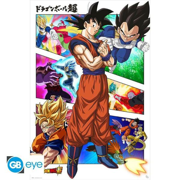 Wall Art | Dragon Ball Super Poster Panels Soccer Collection Wall Art