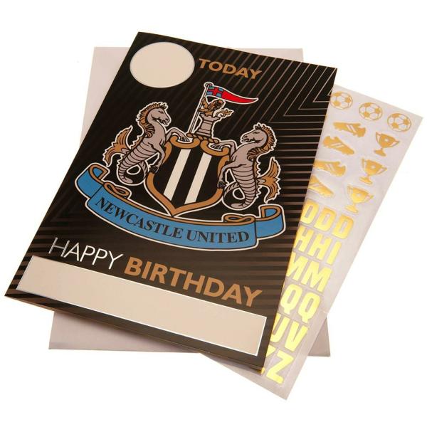 Cards & Gift Wrap | Newcastle United FC Birthday Card with Stickers Cards & Gift Wrap Cards & Gift Wrap